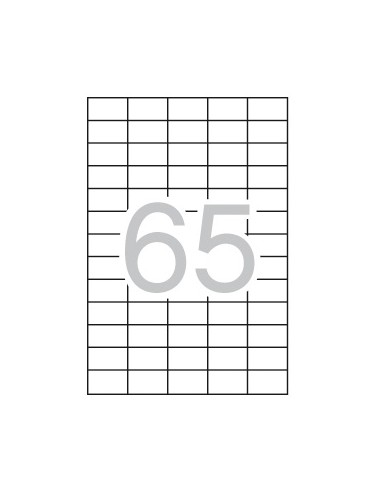 Apli Etiquetas Blancas Permanentes 38 x 21.2mm 25 Hojas