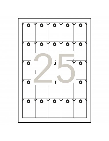 Apli Etiquetas Colgantes Imprimibles 36 x 53mm 10 Hojas