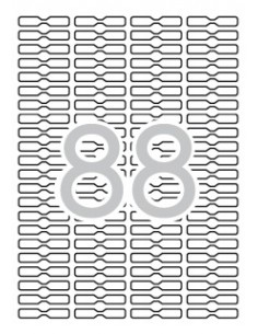 Apli Etiquetas Blancas Removibles Joyeria 45.0 x 8.0mm 25 Hojas