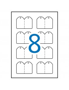 Apli Etiquetas Colgantes Imprimibles 36.0 x 53.0mm 10 Hojas