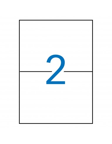 Apli Etiquetas Blancas Permanentes 210.0 x 148.0mm 10 Hojas