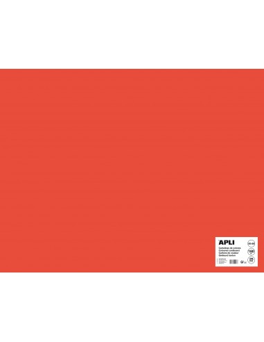Apli Cartulina Roja 50 x 65cm 170g 25 Hojas