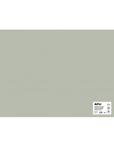 Apli Cartulina Gris 50 x 65cm 170g 25 Hojas