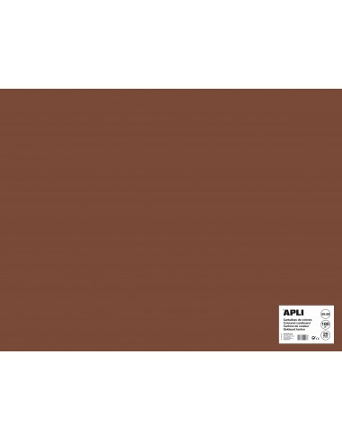 Apli Cartulina Marron 50 x 65cm 170g 25 Hojas