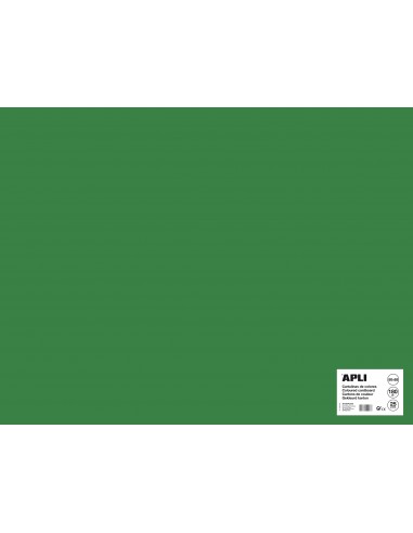 Apli Cartulina Verde Oscuro 50 x 65cm 170g 25 Hojas