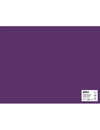 Apli Cartulina Morada 50 x 65cm 170g 25 Hojas