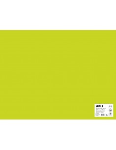 Apli Cartulina Verde Fluorescente 50 x 65cm 170g 25 Hojas
