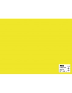 Apli Cartulina Amarillo Fluorescente 50 x 65cm 170g 25 Hojas