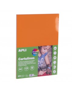 Apli Cartulinas Surtido Intenso A4 170g 50 Hojas