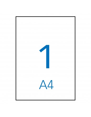 Apli Etiquetas Home Blancas Resistentes Intemperie 210 x 297mm 10 Hojas