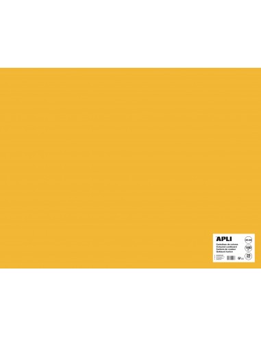 Apli Cartulina Amarillo Oro 50 x 65mm 170g 25 Hojas