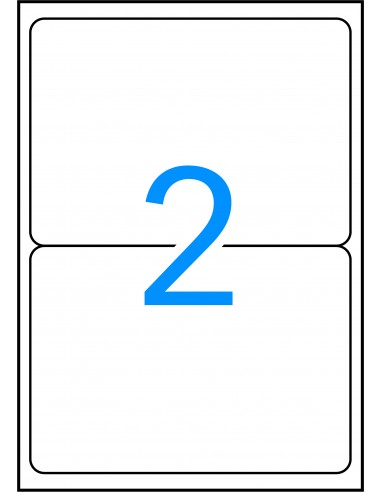 Apli Etiquetas Blancas Resistentes Intemperie 199.6 x 143.5mm 20 Hojas