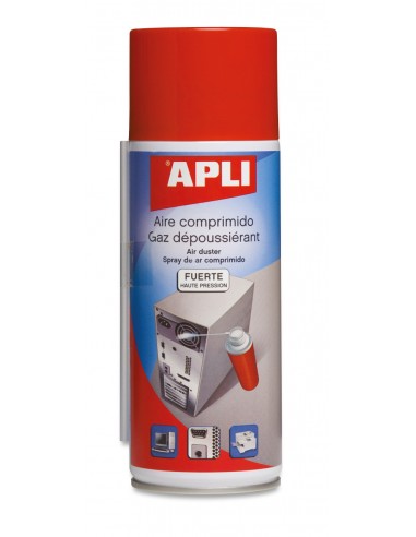 Apli Spray Limpieza Electronica - 300ml - Presion Extrafuerte para Limpieza Superior - Tubo Alargador para Lugares Dificiles