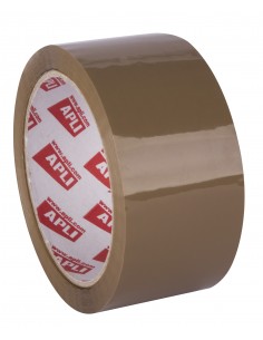 Apli Precinto Estandar sin Ruido Pp Acrilico 48mm x 66m 28 m - Resistente al Desgarro - Adhesivo de Alta Calidad - Facil de