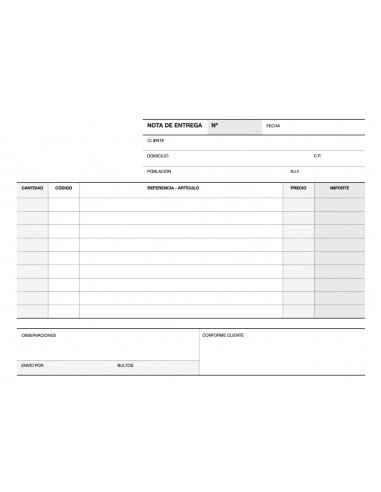 Apli Talonario Entrega 1 4 Apaisado Triplicado - Formato Apaisado 1 4 - Triplicado - Numeracion Secuencial - Papel