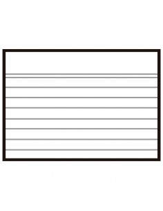 Apli Fichas Rayas N 1 95x65mm 100U - Ideal para Organizar y Clasificar - Resistente y Duradero - Multicolor