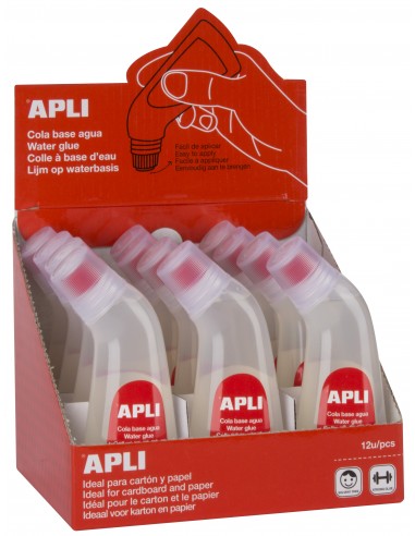 Apli Cola Base Agua 70ml - Facil Aplicacion - Secado Rapido - Resistente al Agua - Transparente