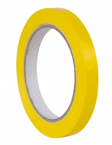 Apli Cinta Adhesiva Amarilla 12mm x 66m - Resistente al Agua y a la Intemperie - Facil de Cortar y Manipular - Ideal para