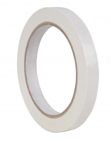 Apli Cinta Adhesiva Blanca 12mm x 66m - Resistente al Desgarro - Facil de Cortar - Adhesivo de Alta Calidad Blanco