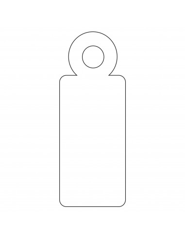 Apli Etiquetas Colgantes Blancas 9 x 24mm 1.000 U.