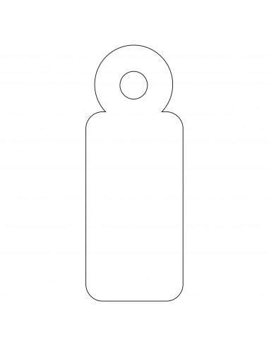 Apli Etiquetas Colgantes Blancas 11 x 29mm 1.000 U.