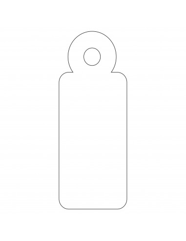 Apli Etiquetas Colgantes Blancas 13 x 34mm 1.000 U.