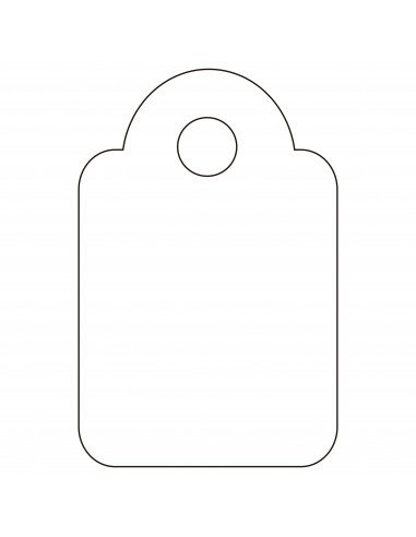 Apli Etiquetas Colgantes Blancas 13 x 20mm 1.000 U.
