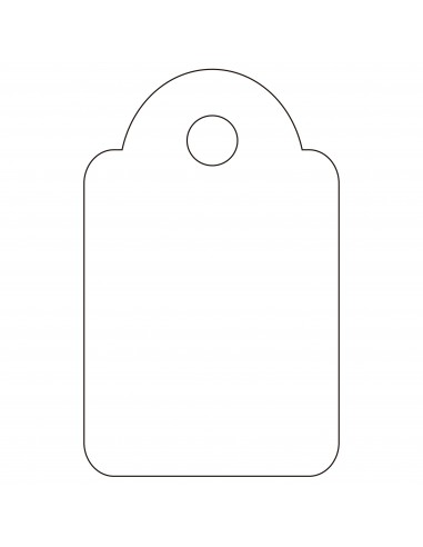 Apli Etiquetas Colgantes Blancas 15 x 24mm 1.000 U.