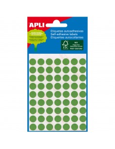 Apli Etiquetas Minibolsa Verdes 34.0 x 67.0mm 5 Hojas