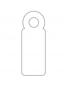 Apli Etiquetas Colgantes Blancas 7 x 19mm 200 U.