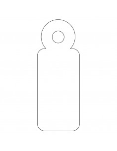 Apli Etiquetas Colgantes Blancas 11 x 29mm 200 U.