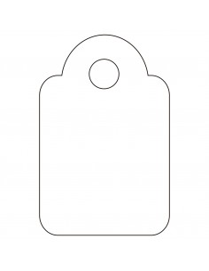 Apli Etiquetas Colgantes Blancas 13 x 20mm 200 U.