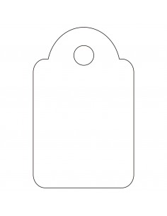 Apli Etiquetas Colgantes Blancas 15 x 24mm 200 U.