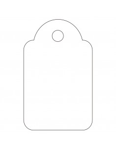 Apli Etiquetas Colgantes Blancas 18 x 29mm 200 U.