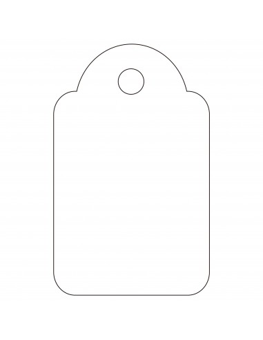 Apli Etiquetas Colgantes Blancas 18 x 29mm 200 U.