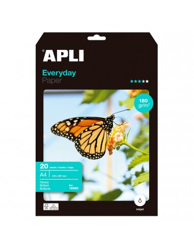 Apli Papel Fotografico Everyday A4 180g 20 Hojas