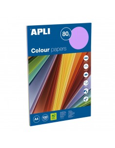 Apli Papel Color Surtido Intenso A4 100 Hojas