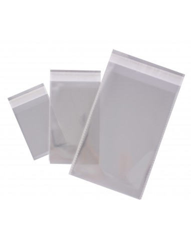Apli Bolsas Polipropileno Transparente con Cierre Adhesivo - 80 x 120mm - Galga 120 - Alta Resistencia y Flexibilidad - Uso