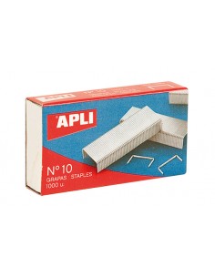 Apli Grapas Galvanizadas Plata Brillante - Ø 0.53mm - Precisas y Duraderas