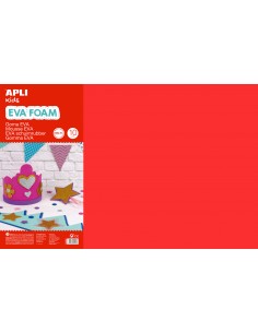 Apli Goma Eva Multicolor 600x400 - 10 Hojas de Tamaño Grande y Flexible - Ideal para Manualidades y Proyectos Escolares