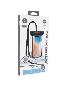 TechOneTech Funda Impermeable para Smartphone hasta 7.5" - Con Colgante - Resistencia IPX8 - Fabricada en TPU