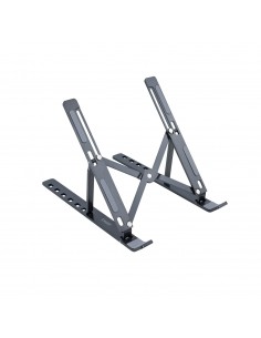 Tooq Soporte Elevador Aluminio Plegable Portatiles - Color Gris