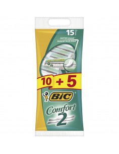 Bic Comfort 2 Pack de 10-5 Gratis Maquinillas de Afeitar Desechables
