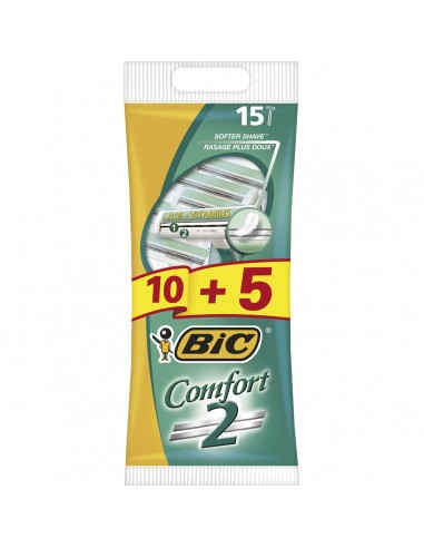 Bic Comfort 2 Pack de 10-5 Gratis Maquinillas de Afeitar Desechables
