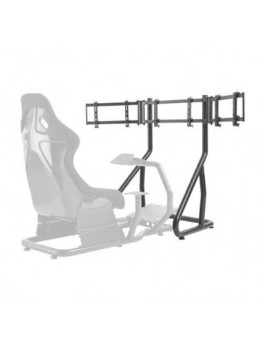 Cromad Stand para Tres Televisores Racing Simulator Cockpit Seat