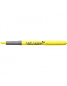 Bic Highlighter Grip Pack de 12 Marcadores Fluorescentes Pastel - Punta Biselada - Trazo entre 1.60 y 3.30mm - Grip