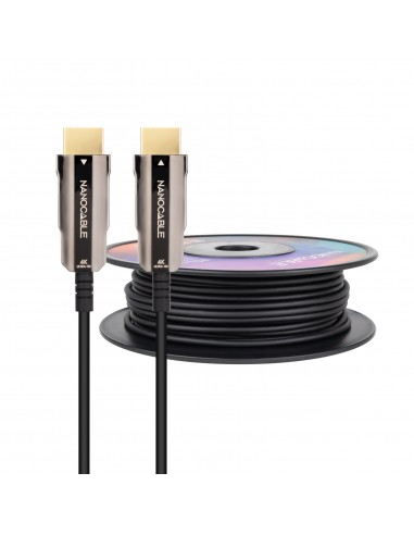 Nanocable Cable HDMI v2.0 Macho a HDMI v2.0 Macho 80m - 4K@60Hz 18Gbps - Color Negro