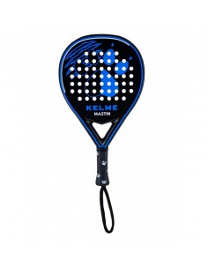 Kelme Mastin Pala de Padel - Forma Mixta - Marco y Cara 100-Fibra de Vidrio - Nucleo Goma Eva