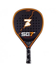 Set Lion Pala de Padel - Forma Lagrima - Marco 100-Carbono - Cara 100-Carbono 3K - Nucleo Goma Black Eva Compressed
