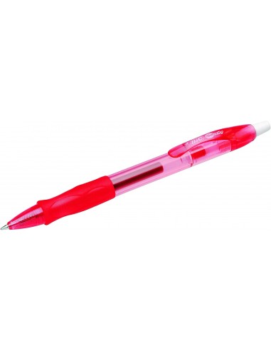 Bic Gel-ocity Original Boligrafo de Tinta Gel Retractil - Punta Media de 0.7mm - Recargable - Grip de Goma - Clip de Plastico